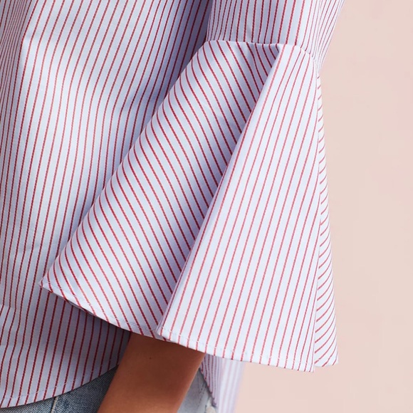 Maeve Bell-Sleeve Poplin Buttondown - Picture 3 of 9